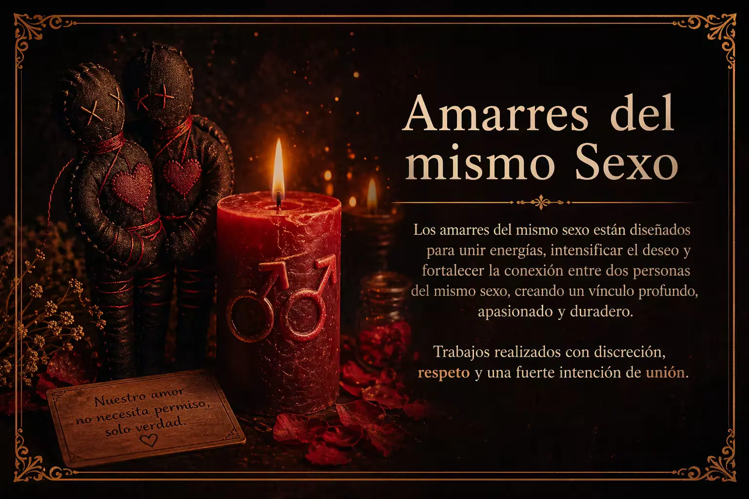 Amarres de mismo sexo